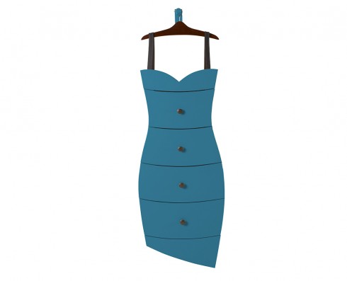 Cômoda Dress  - Azul turquesa