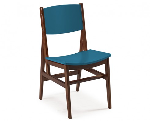 Cadeira Dumon -  Azul Turquesa