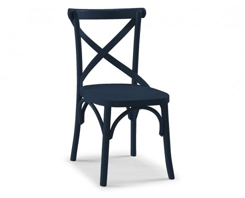 Cadeira X - Azul Escuro