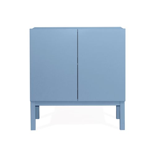 Armário 2 Portas Brás  -  Azul Claro  -  80 x 86 x 42 cm