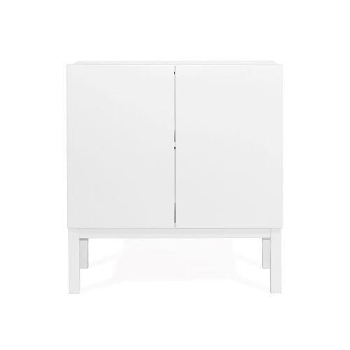 Armário 2 Portas Brás  -  Branco  -  80 x 86 x 42 cm