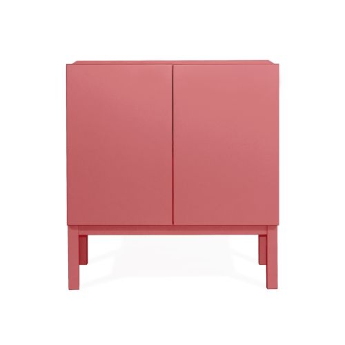 Armário 2 Portas Brás  -  Rosa  -  80 x 86 x 42 cm
