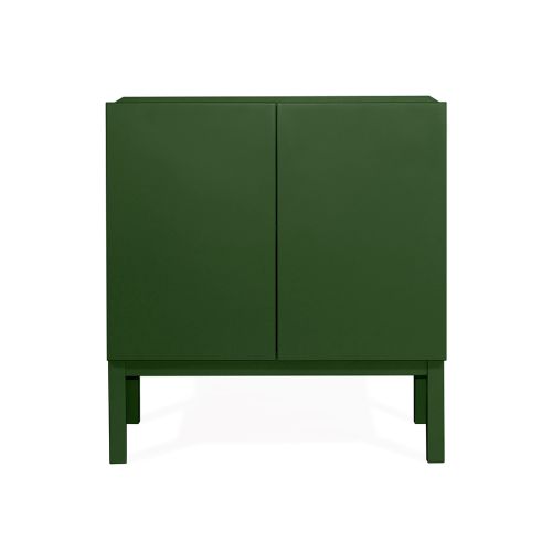 Armário 2 Portas Brás  -  Verde Escuro  -  80 x 86 x 42 cm