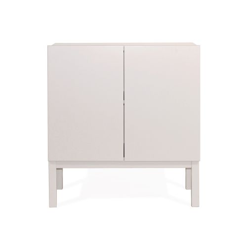 Armário 2 Portas Brás  -  Off-white  -  80 x 86 x 42 cm