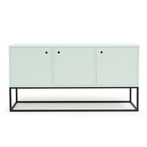 Buffet Valley 3 Portas c/ pés de Metal -  Verde Menta