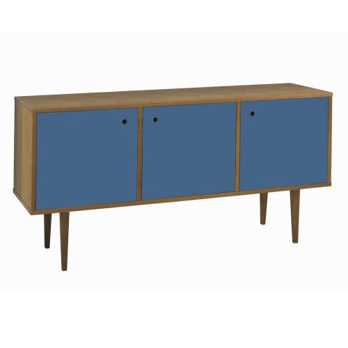 Buffet Vintage 3 Portas  -  Azul 