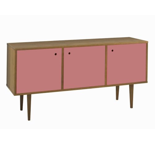 Buffet Vintage 3 Portas  -  Rosa