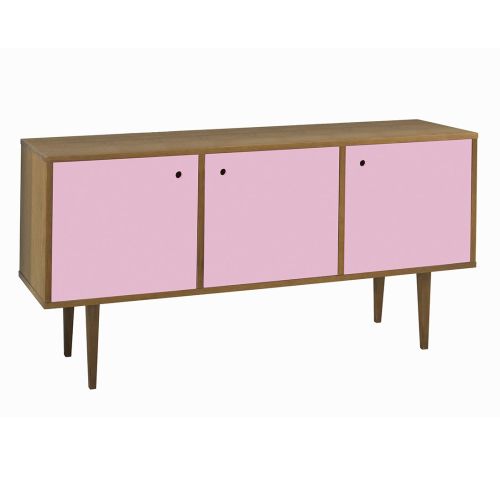 Buffet Vintage 3 Portas  -  Rosa Claro 