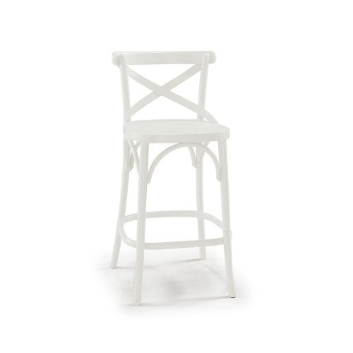 Banqueta X - Branca 