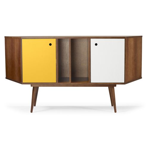 Buffet Daring  -  Amarelo e Branco
