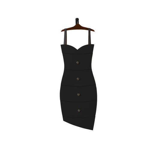 Cômoda Dress  -  Preta