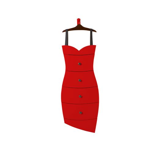 Cômoda Dress  - Vermelha