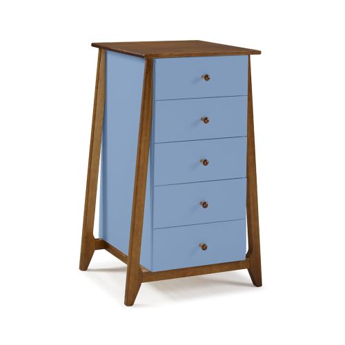 Cômoda Stoka 05 gavetas -  Azul Claro
