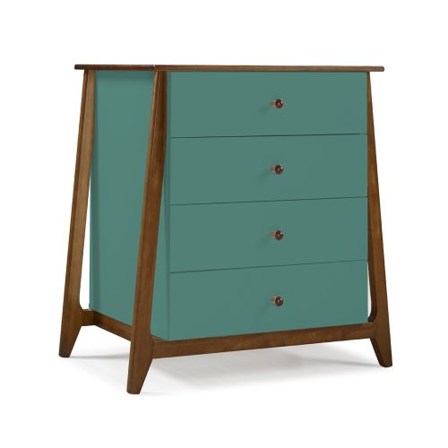 Cômoda Stoka 04 gavetas -  Verde