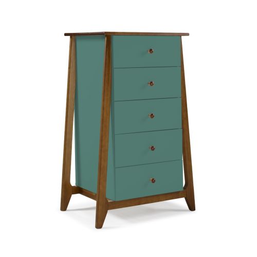 Cômoda Stoka 05 gavetas -  Verde