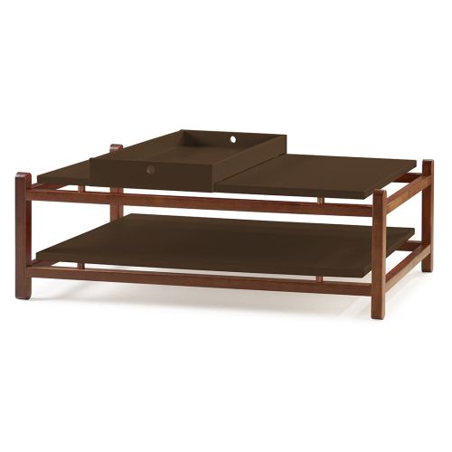 Mesa de Centro Uno  -  Marrom Escuro
