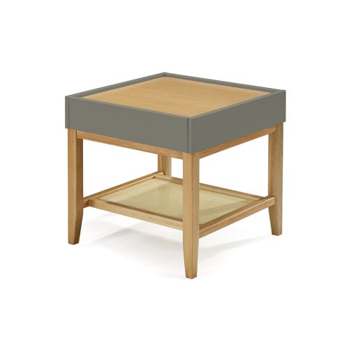 Mesa Lateral Duo  -  Cinza