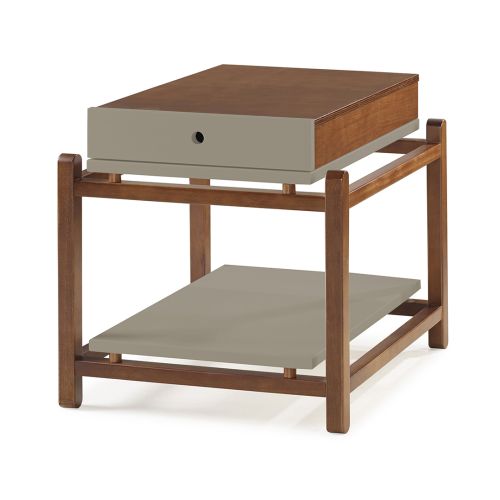 Mesa Lateral Uno  -  Cinza