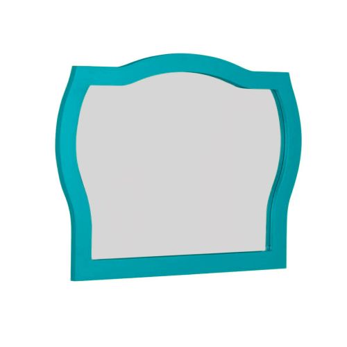 Moldura com espelho Jungle  -  Azul Turquesa