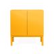 Armário 2 Portas Brás  -  Amarelo  -  80 x 86 x 42 cm
