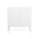 Armário 2 Portas Brás  -  Branco  -  80 x 86 x 42 cm