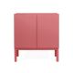 Armário 2 Portas Brás  -  Rosa  -  80 x 86 x 42 cm