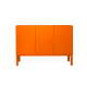 Armário 3 Portas Brás  -  Laranja  - 120 x 86 x 42 cm