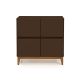 Buffet 4 Portas Home  -  Marrom Escuro