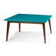 Mesa de Jantar Novita  180 x 90  -  Azul Turquesa