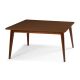 Mesa de Jantar Novita  180 x 90  -  Marrom Escuro