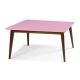 Mesa de Jantar Novita  180 x 90  -  Rosa Claro