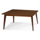 Mesa de Jantar Novita  200 x 90  -  Marrom Escuro