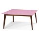 Mesa de Jantar Novita  200 x 90  -  Rosa Claro