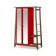 Armário Multiuso Stoka 2 portas  -  Vermelho