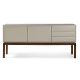 Buffet Quartzo  -  Off-white | Madeira Escura 