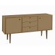 Buffet Vintage 2 Portas e 3 Gavetas  -  Marrom Claro