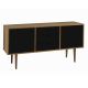 Buffet Vintage 2 Portas e 3 Gavetas  -  Preto