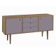 Buffet Vintage 2 Portas e 3 Gavetas  -  Lilás