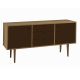Buffet Vintage 2 Portas e 3 Gavetas  -  Marrom Escuro