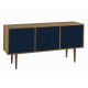Buffet Vintage 2 Portas e 3 Gavetas  -  Azul Escuro