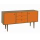 Buffet Vintage 2 Portas e 3 Gavetas  -  Laranja