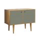 Buffet Vintage 2 Portas  -  Cinza