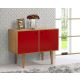 Buffet Vintage 2 Portas  -  Vermelho