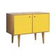 Buffet Vintage 2 Portas  -  Amarelo
