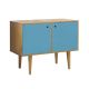 Buffet Vintage 2 Portas  -  Azul Turquesa