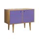 Buffet Vintage 2 Portas  -  Roxo