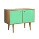 Buffet Vintage 2 Portas  -  Verde Esmeralda
