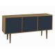 Buffet Vintage 3 Portas  -  Azul Escuro