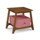 Mesa de Cabeceira Stoka 01 gaveta  -  Rosa