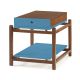 Mesa Lateral Uno  -  Azul Turquesa